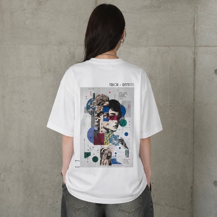 Oversized  T-shirt 01　【WHITE】