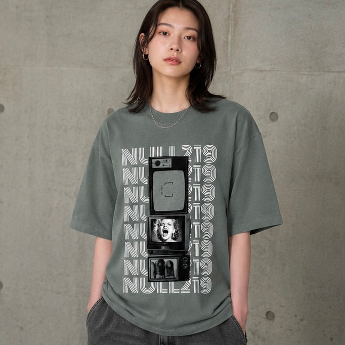 Oversized  T-shirt 04　【SLATE OLIVE】