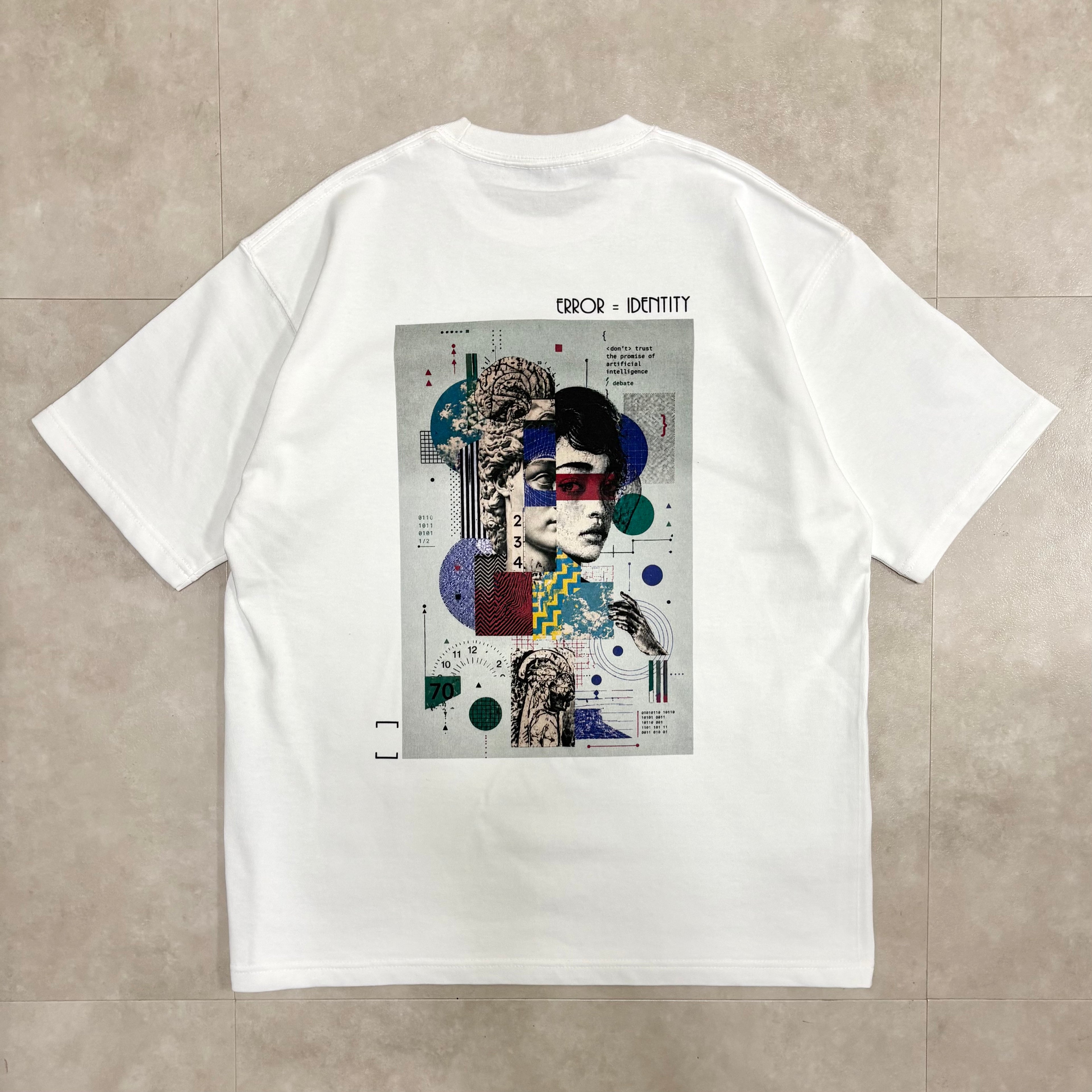 Oversized  T-shirt 01　【WHITE】