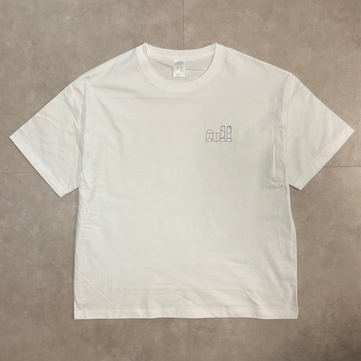 OVERSIZED  SHORT-LENGTH  T-SHIRT 07 / WHITE