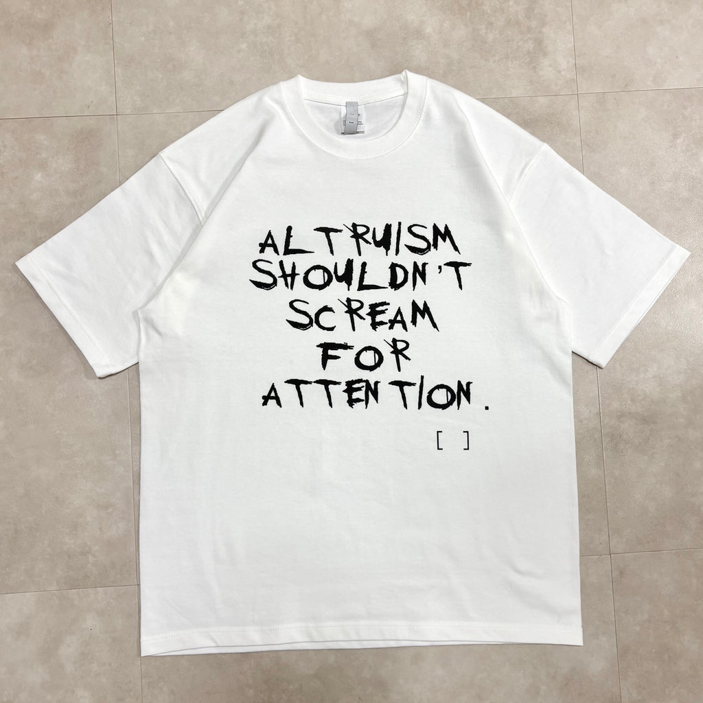 Oversized  T-shirt 02　【WHITE】