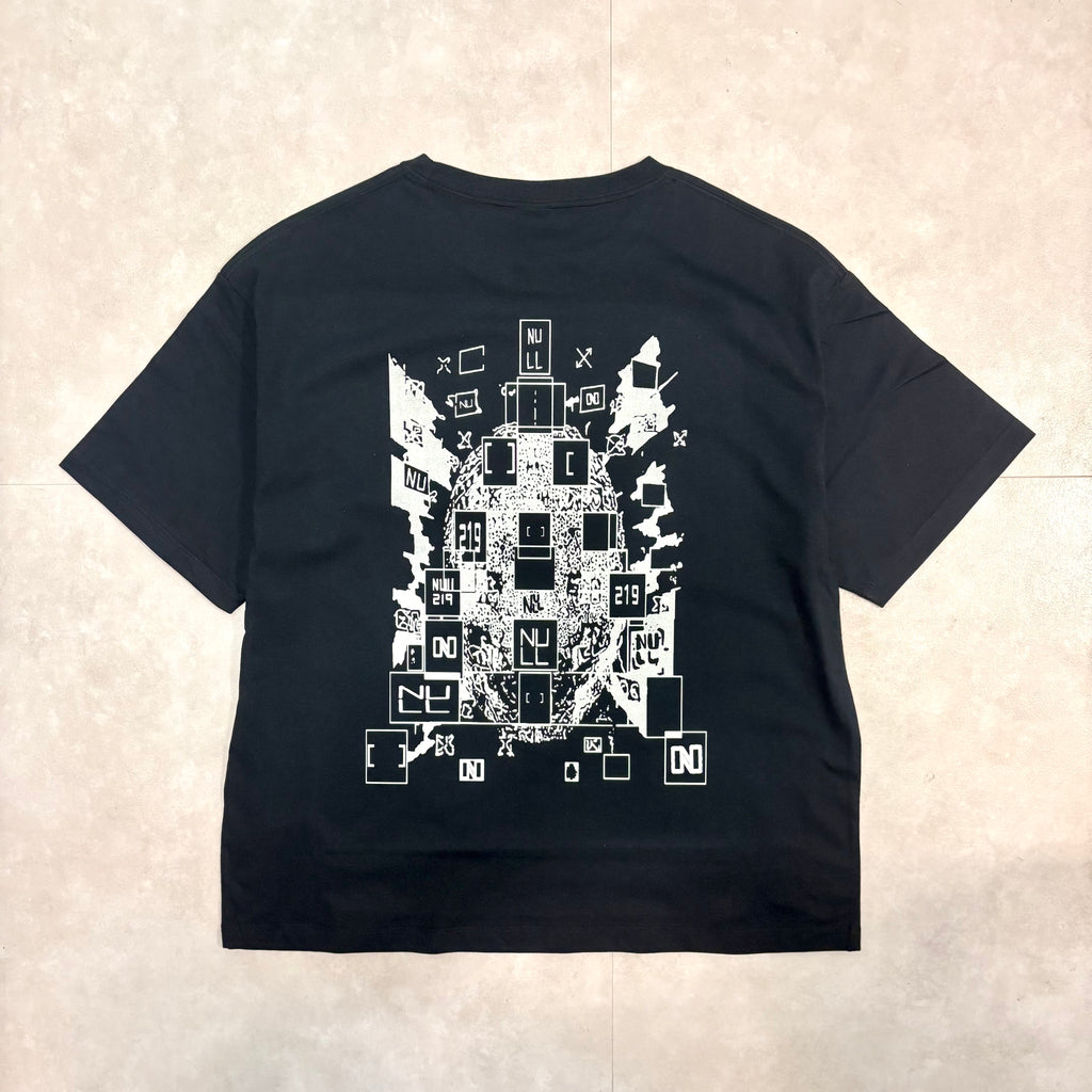 OVERSIZED  SHORT-LENGTH  T-SHIRT 06 / BLACK