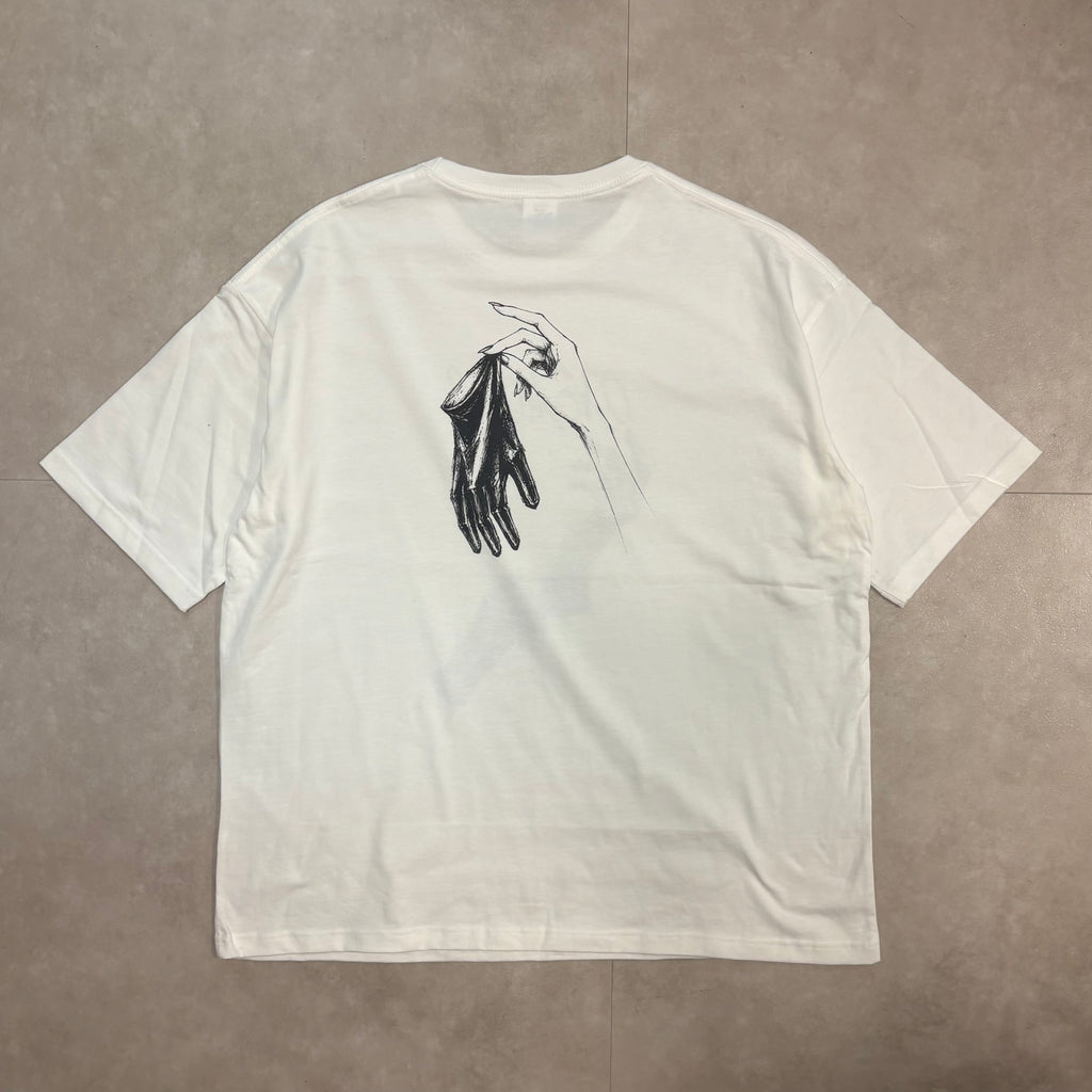 OVERSIZED   T-SHIRT 08 / WHITE