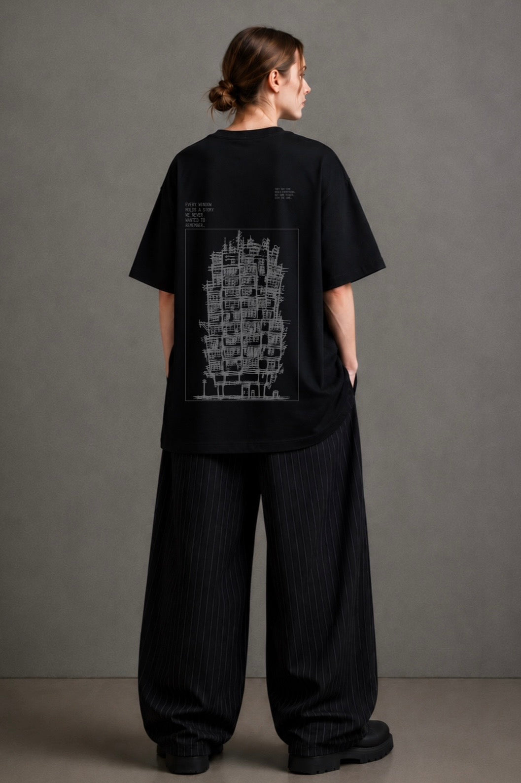 OVERSIZED   T-SHIRT 09 / BLACK