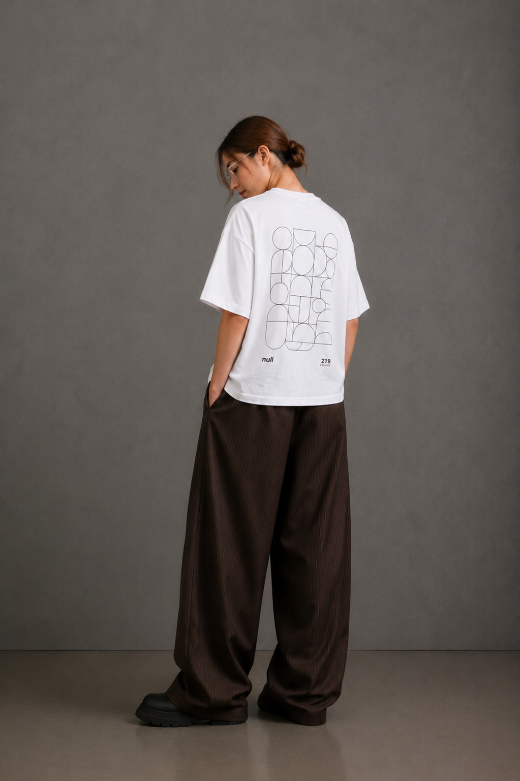 OVERSIZED  SHORT-LENGTH  T-SHIRT 07 / WHITE
