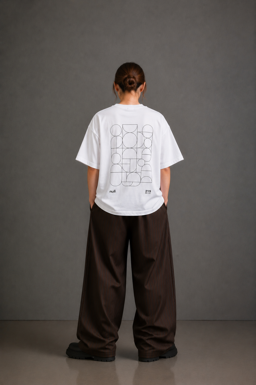 OVERSIZED  SHORT-LENGTH  T-SHIRT 07 / WHITE